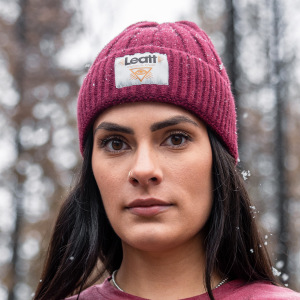Unisex kulich LEATT Team Beanie Ruby