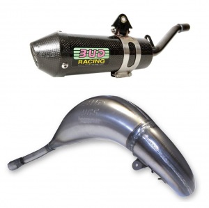 Výfuk a koncovka BUD Racing Pipe + Silencer Suzuki RM125 04-11