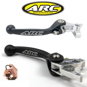 Výklopné páčky ARC Levers Memlon Black Brembo / Brembo KTM 14-.., Husqvarna 14-16 + FC TC 22-.. 