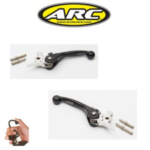 Výklopné páčky ARC Levers Memlon Black KTM SX85 13-.. / SX65 / Freeride
