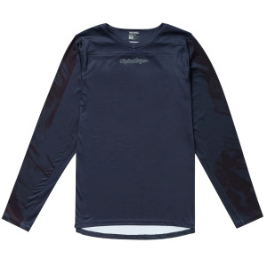 Zateplený dres na kolo TroyLeeDesigns Skyline CHILL LS Jersey Rockslide Obsidian