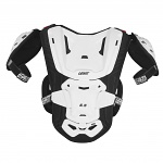 Dětský chránič hrudi a zad Leatt 5.5 Pro Junior Chest Protector White Black