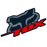 Nálepka FOX Racing Blitz Sticker 4&quot; Black Red