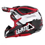 MX helma Leatt GPX 5.5 Composite Red Black White