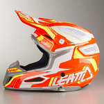 MX helma Leatt GPX 5.5 Composite Orange Yellow White