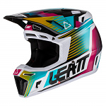 MX helma Leatt Helmet Kit Moto 8.5 V22 Aqua 2022