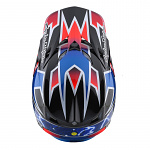 MX helma TroyLeeDesigns SE5 Composite Helmet Lightning Blue 2022