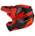 MX helma TroyLeeDesigns SE5 Carbon Helmet Saber Rocket Red 2023