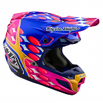 MX helma TroyLeeDesigns SE5 Composite Helmet Blurr Pink 2024