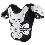 Dětský chránič hrudi a zad Leatt 5.5 Pro Junior Chest Protector White Black