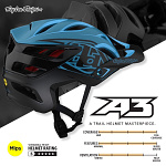 MTB helma TroyLeeDesigns A3 MIPS Helmet Jade Charcoal