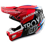 MX helma TroyLeeDesigns SE5 Composite Helmet GasGas Fumes Red Black 2025