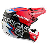 MX helma TroyLeeDesigns SE5 Composite Helmet GasGas Fumes Red Black 2025