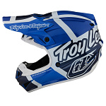 Dětská helma na motokros TroyLeeDesigns SE4 Youth Polyacrylite Quattro Blue 2024