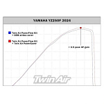 Kryt airboxu TwinAir PowerCover Yamaha YZ450F 23-.. YZ250F 24-..