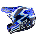 MX helma TroyLeeDesigns SE5 Composite Helmet Ever Blue 2025