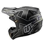 MX helma TroyLeeDesigns SE5 Carbon Helmet Efix Black 2025