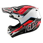 Dětská helma na motokros TroyLeeDesigns SE4 Youth Polyacrylite Block Charcoal Red 2025