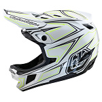 Downhill helma TroyLeeDesigns D4 Composite Helmet MIPS Pinned Light Gray 2024