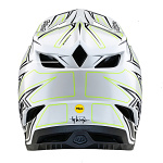 Downhill helma TroyLeeDesigns D4 Composite Helmet MIPS Pinned Light Gray 2024