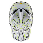 Downhill helma TroyLeeDesigns D4 Composite Helmet MIPS Pinned Light Gray 2024