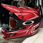 Downhill helma TroyLeeDesigns D4 Composite Helmet MIPS Pinned Red 2024