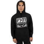 Pánská mikina FXR Emblem Cotton Pullover Hoodie Black Splatter