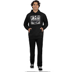 Pánská mikina FXR Emblem Cotton Pullover Hoodie Black Splatter