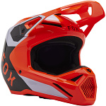 Dětská helma na motokros FOX V1 Youth Lean Helmet Flo Orange 2025