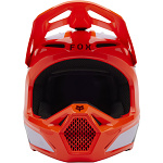 Dětská helma na motokros FOX V1 Youth Lean Helmet Flo Orange 2025