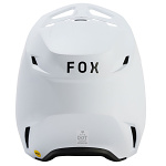 MX helma FOX V1 Solid Helmet Matte White 2025