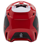 MX helma FOX V1 Lean Helmet Flo Red 2025