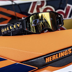 MX brýle Oakley Airbrake MX Herlings Signature Edition 24K Iridium