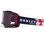 MX brýle Oakley Airbrake Prizm MX TroyLeeDesigns Red White Blue Stars Goggle