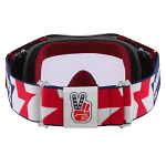 MX brýle Oakley Airbrake Prizm MX TroyLeeDesigns Red White Blue Stars Goggle