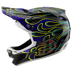 Downhill helma TroyLeeDesigns D4 Carbon Helmet MIPS Torched Black Purple 2025
