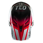 Downhill helma TroyLeeDesigns D4 Carbon Helmet MIPS Drip White 2025