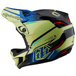 integrální helma na kolo TroyLeeDesigns D4 Composite Helmet MIPS Drip Glo Yellow 2025