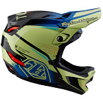integrální helma na kolo TroyLeeDesigns D4 Composite Helmet MIPS Drip Glo Yellow 2025