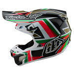 MX helma TroyLeeDesigns SE5 Carbon Helmet Labyrinth Black 2025