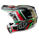 MX helma TroyLeeDesigns SE5 Carbon Helmet Labyrinth Black 2025