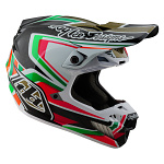 MX helma TroyLeeDesigns SE5 Carbon Helmet Labyrinth Black 2025