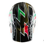 MX helma TroyLeeDesigns SE5 Carbon Helmet Labyrinth Black 2025