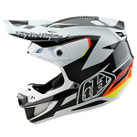 MX helma TroyLeeDesigns SE5 Carbon Helmet Optic Black 2025