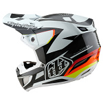 MX helma TroyLeeDesigns SE5 Carbon Helmet Optic Black 2025