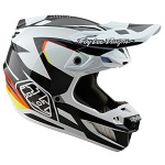 MX helma TroyLeeDesigns SE5 Carbon Helmet Optic Black 2025