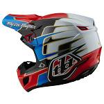 MX helma TroyLeeDesigns SE5 Composite Helmet Speed Red 2025