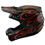MX helma TroyLeeDesigns SE5 Composite Helmet Torched Black Gray 2025