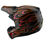 MX helma TroyLeeDesigns SE5 Composite Helmet Torched Black Gray 2025