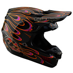 MX helma TroyLeeDesigns SE5 Composite Helmet Torched Black Gray 2025